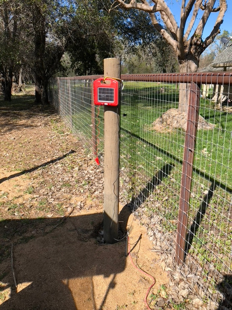 3km solar electric fence energiser charger